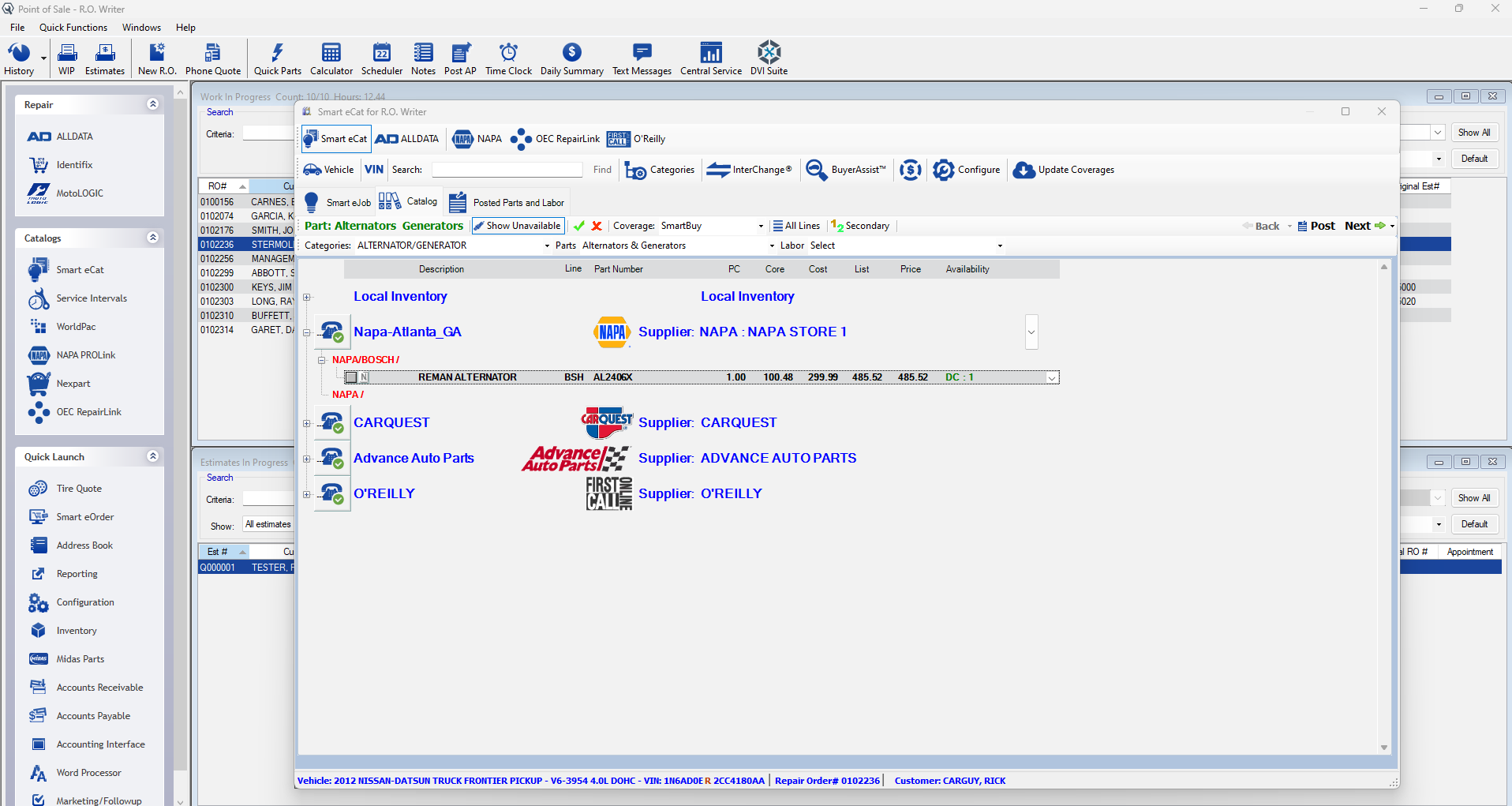 screenshot of R.O. Writer